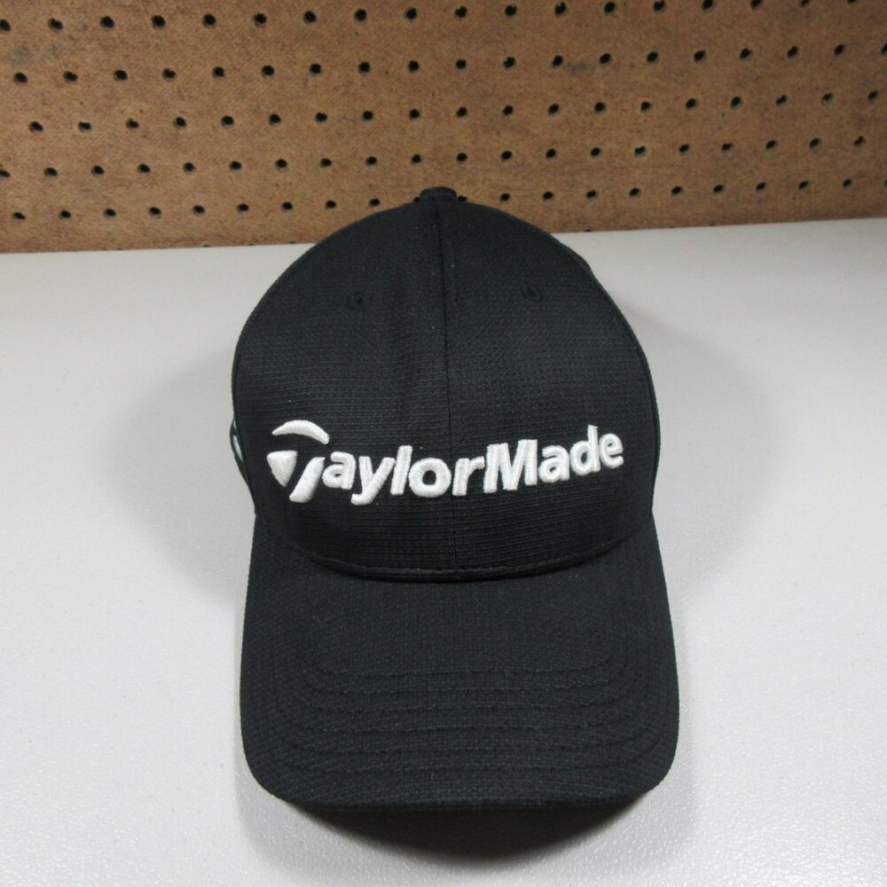 TaylorMade mens black RBZ R11S strapback golf hat OS